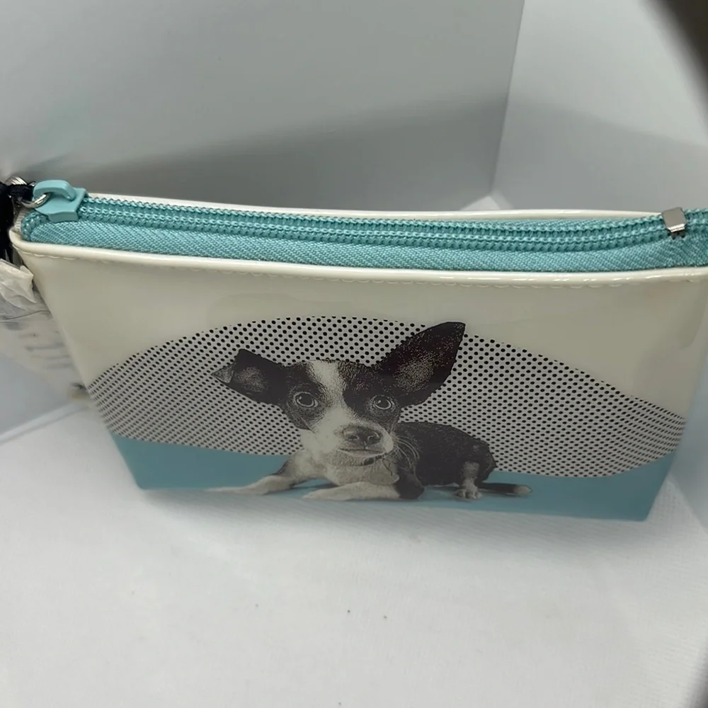 Catseye London Jack Russell Terrier Small Makeup Bag - New with Tag - Minor Flaw